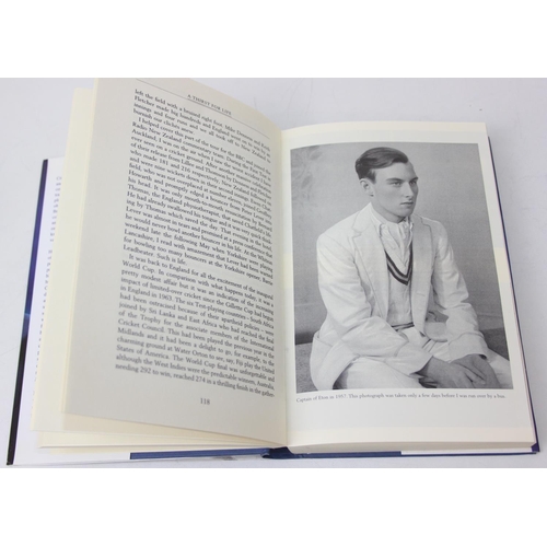 530 - Autographs; Cricketers - Books about cricket, with approximately 40 autographs, mostly cricketers, t... 