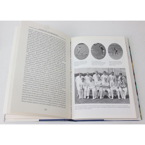 530 - Autographs; Cricketers - Books about cricket, with approximately 40 autographs, mostly cricketers, t... 