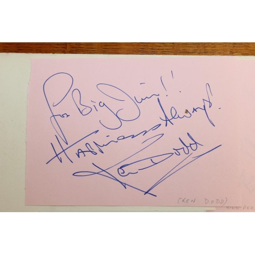 529 - Autographs; Actors - British stage and screen star signed publicity photos to include Joanna Lumley,... 