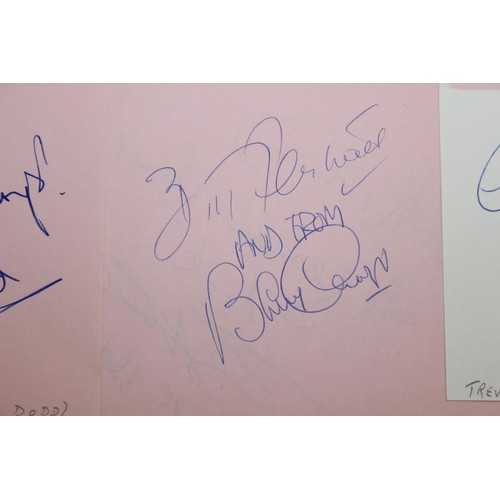 529 - Autographs; Actors - British stage and screen star signed publicity photos to include Joanna Lumley,... 