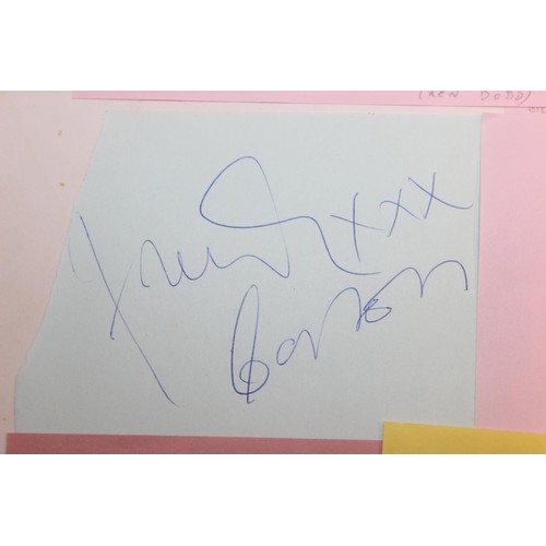 529 - Autographs; Actors - British stage and screen star signed publicity photos to include Joanna Lumley,... 