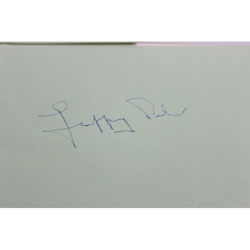 529 - Autographs; Actors - British stage and screen star signed publicity photos to include Joanna Lumley,... 