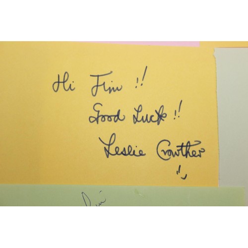 529 - Autographs; Actors - British stage and screen star signed publicity photos to include Joanna Lumley,... 