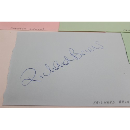 529 - Autographs; Actors - British stage and screen star signed publicity photos to include Joanna Lumley,... 