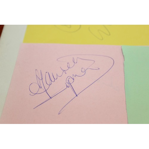 529 - Autographs; Actors - British stage and screen star signed publicity photos to include Joanna Lumley,... 