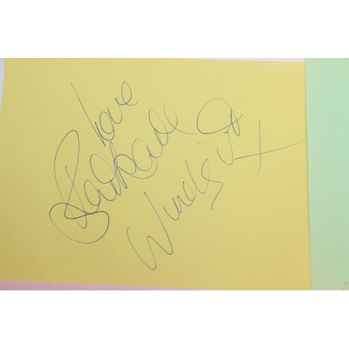 529 - Autographs; Actors - British stage and screen star signed publicity photos to include Joanna Lumley,... 