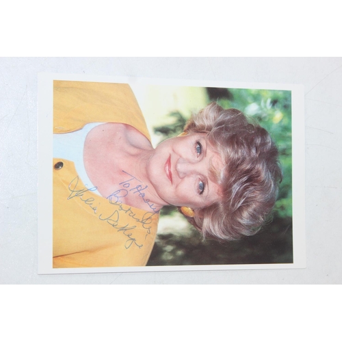 529 - Autographs; Actors - British stage and screen star signed publicity photos to include Joanna Lumley,... 