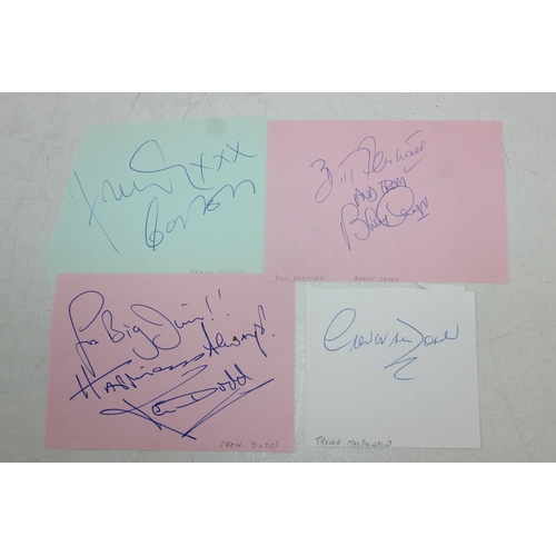 529 - Autographs; Actors - British stage and screen star signed publicity photos to include Joanna Lumley,... 