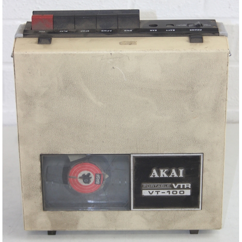 Akai Portable VTR VT-100 and a VC-110 camera [2]
