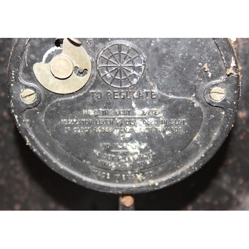 1306 - Qty of assorted vintage wall clocks to inc one marked for Camerer Cuss & Co of London 