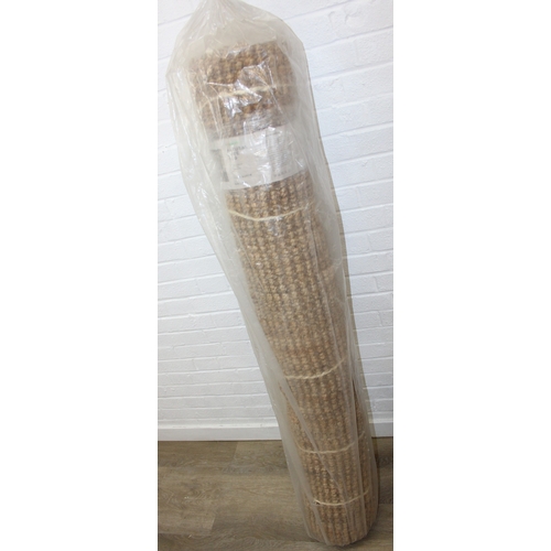 256A - Homebase jute rug, 200cm x 160cm, in original packaging