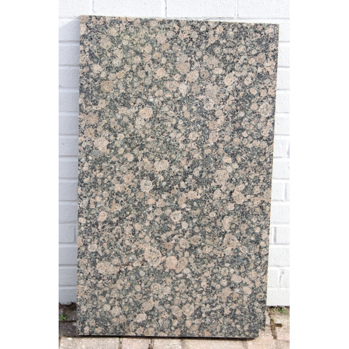 309 - Slab of polished marble, 102cm x 62cm x 3cm