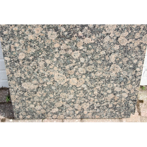 309 - Slab of polished marble, 102cm x 62cm x 3cm