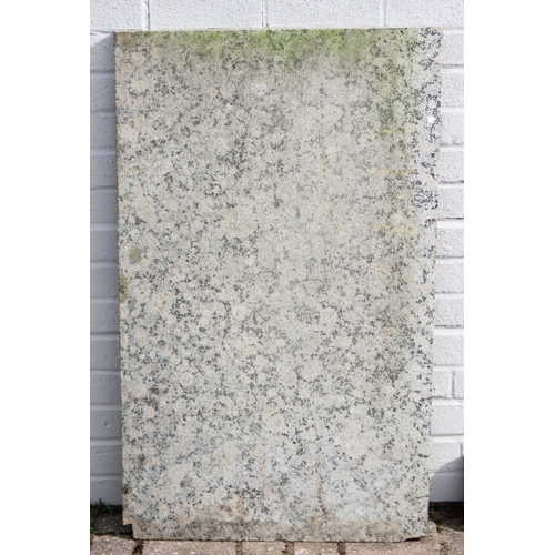 309 - Slab of polished marble, 102cm x 62cm x 3cm