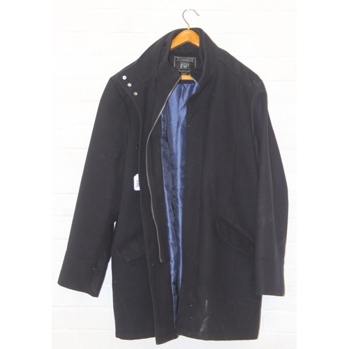 262 - Gents wool look coat by F&F, size 3XL