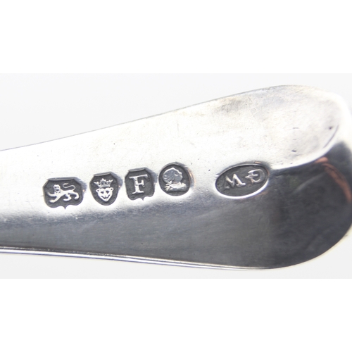 [121.89g] - a pair of Georgian silver serving spoons, marked for London ...