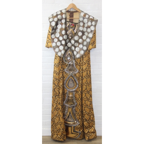 264 - Of Royal Opera House interest - a vintage hand-made costume from a production of Trojans, the two pi... 