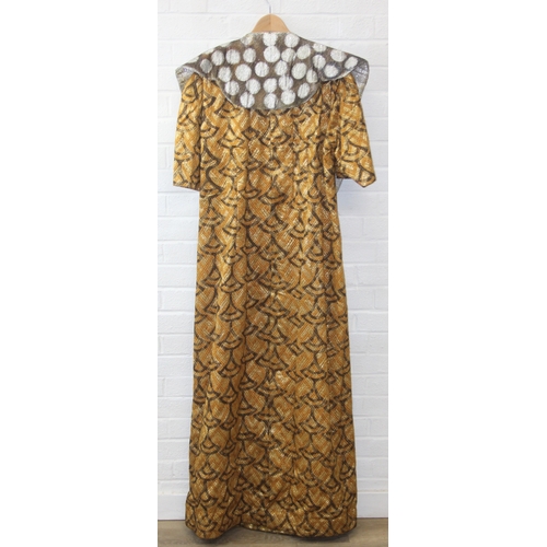 264 - Of Royal Opera House interest - a vintage hand-made costume from a production of Trojans, the two pi... 