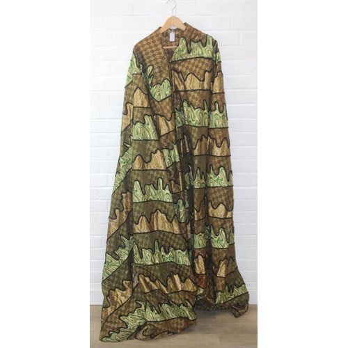 264A - Of Royal Opera House interest - a vintage hand-made costume from a production of Trojans, the cape c... 