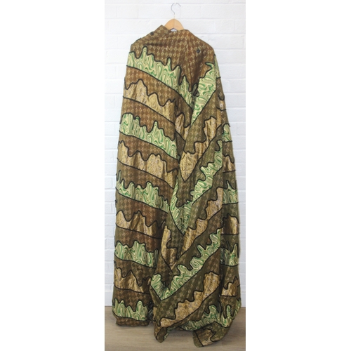 264A - Of Royal Opera House interest - a vintage hand-made costume from a production of Trojans, the cape c... 