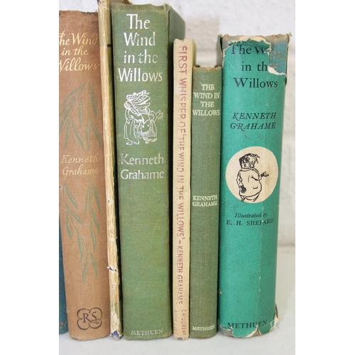 The Wind in the Willows Collection - eight vintage editions of the ...