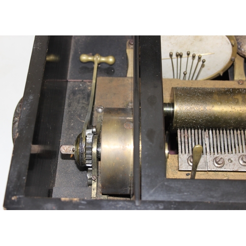 An antique 19th century Swiss music box by Imhof & Mukle of 547 New ...