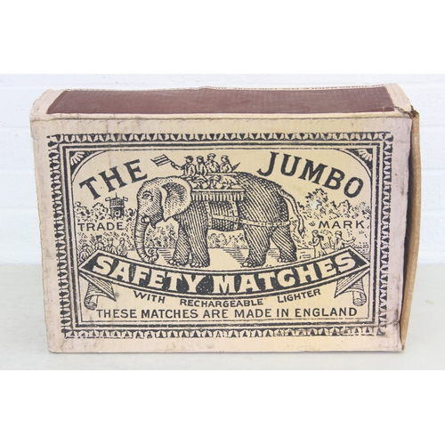 A large vintage advertising match box for the 