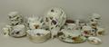 A Royal Worcester porcelain part dinner, tea and coffee service decorated in the Evesham pattern com... 
