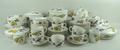 A Royal Worcester porcelain part dinner and tea service decorated in the 'Evesham' pattern, comprisi... 