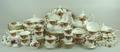 A Royal Albert porcelain part dinner, breakfast, tea and coffee service decorated in the 'Old Countr... 