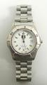 A Tag Heuer gentleman's Professional chronometer wristwatch, stainless steel case, white dial with d... 