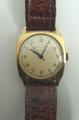 A Cyma gentleman's 9ct gold cased wristwatch, circa 1951, circular dial bearing Arabic numerals, on ... 
