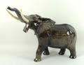 A Beswick pottery figure of an African elephant, printed mark, 34 by 27cm high.