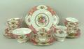 A Royal Albert porcelain part tea service decorated in the 'Lady Carlyle' pattern, comprising; bread... 