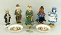 A quantity of ceramics, comprising; Beswick The Lady Pig ECF8, Gentleman Pig ECF4, Grey wagtail, two... 