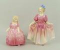 A Royal Doulton porcelain figure modelled as 'Sweeting' HN1935, and another modelled as 'Rose' HN138... 