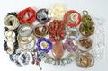 A quantity of costume jewellery including a bangle, bracelets, beads and necklaces.