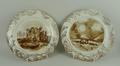 A pair of Grimwades, Royal Winton, pottery 'Old Bill' plates by Bruce Bairnsfather, depicting 'Dear ... 