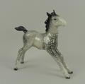 A Beswick 'Rocking Horse Grey Large Foal - Stretched', model number 836, first version, in grey and ... 