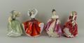 A quantity of Royal Doulton porcelain figures, comprising; Southern Belle HN2229, Buttercup HN2309, ... 