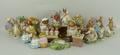 A collection of Beatrix Potter Beswick character figures, comprising Timmy Willie Sleeping, Tom Thum... 