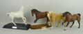 A quantity of Beswick pottery figures of horses, comprising Spirit of the Wind and Spirit of Youth, ... 