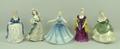 A group of Royal Doulton figures, comprising; Soiree HN2312, Loretta HN2337, Alison HN2336, Jennifer... 
