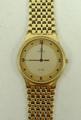 An Omega de Ville gold plated gentleman's wristwatch, circular dial bearing Arabic numerals, present... 