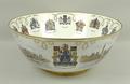 A Wedgwood porcelain 'London Thames' bowl, limited edition, 33 by 14cm, boxed with certificate.