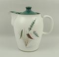 A Denby pottery part dinner service decorated in the 'Greenwheat' pattern, comprising; meat dish, fi... 