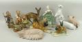 A quantity of ceramics, comprising two USSR figures of polecats, Royal Doulton figure modelled as 'M... 