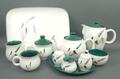 A Denby pottery part tea and coffee service decorated in the 'Greenwheat' pattern, comprising tea po... 