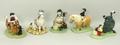 A group of Royal Doulton pottery Norman Thelwell figures, with certificates, comprising; 'Powerful H... 