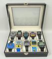 A quantity of LCD comic and novelty watches, some with games, comprising; Nelsonic Black Jack, Winni... 